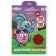 Cardboard color with sparkles, A4, 10 sheets, 10 colors, non -moped, bilateral, in the folder, 250 g/m², Smeshariki