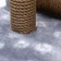 Double clawtete for kittens on a stand, jute, 30 x 28 x 32 cm, gray with paws