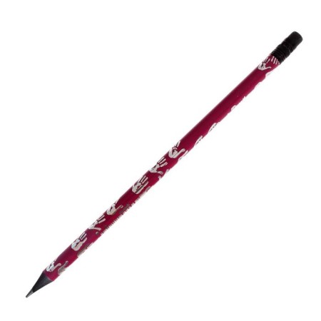 Pencil Blackographic hardness of the NV "Hands" with an eraser, sharpened, round, mix-13