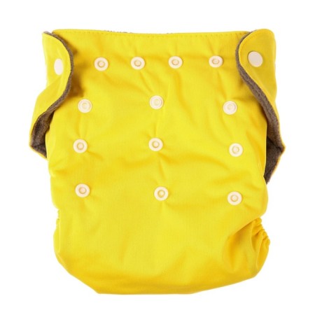 Panties-scammer, reusable, carbon-bamboo fabric, yellow color, from 0-36 months.-6
