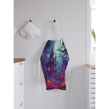 Apron kitchen with a photocrint "mysterious night", adjustable, size OS-1