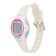 Watch of beer electronic children, D-3.5 cm, alarm clock, strap L-18.5 cm, 3 atm, white
