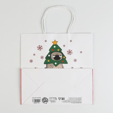 Gift package "And you also", 22 x 22 x 11 cm, new year-5