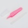 A child’s care set, 5 items (comb, tweezers, scissors, a knipser, saw), pink color