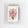 Magnetic needle "Lilies", 8 × 5.5 cm, white color
