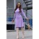 Female dress, size 44, purple color