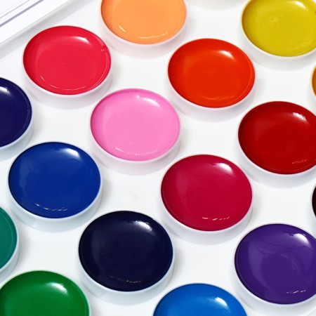 Watercolor 24 Colors Erichkrause "Safari", with UV brightness protection, in the box-3