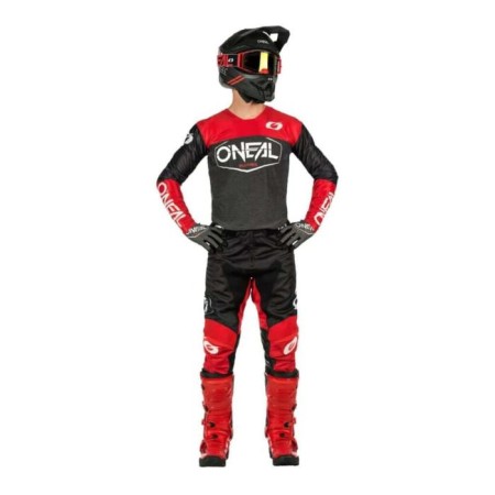 Jersey O’Neal Mayhem Hexx, male, size XXL, red, black-2