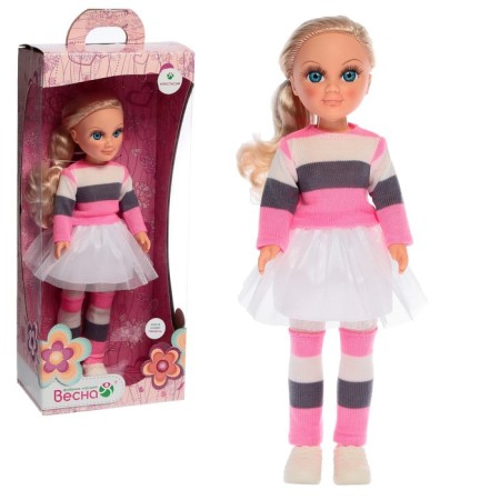 Doll "Anastasia. Bright strips "with a sound device