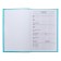 Diary of a low -up a5 128 sheets, a boumvinyl cover, turquoise