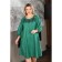 Female dress, size 54, green color
