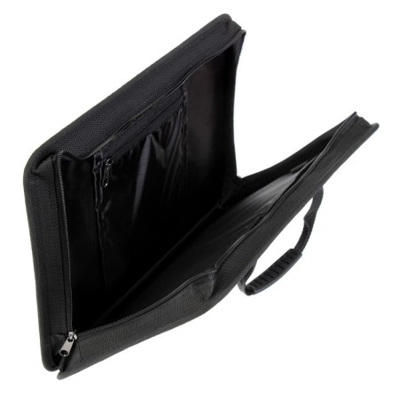 Folder with handles Textile, A4, 365 x 260 x 50 mm, 1C13 "Meadows", frame, black-2