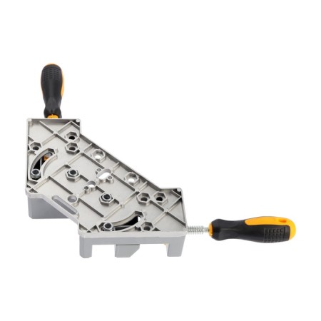 Corner striped reinforced tundra, metallic, two clamps 90 and 180 °, 2k handle, 70 mm 107021-10