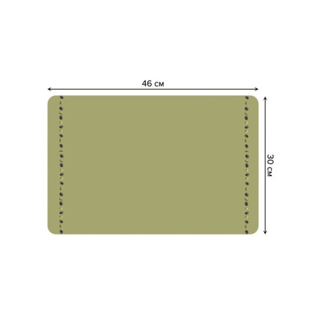 A set of napkins for setting the “olives” table, rectangular, rounded edges, size 30x46 cm, 4 pcs-2