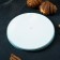Porcelain plate with a magistro "Cerera" side, d = 25.5 cm, blue color