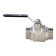 Ball barbar stout SVB-0005-000032, full-pass, 1 1/4 ", outer thread, lever