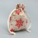 Bag gift canvas "New Year's expectations", snowflakes, canvas, 10 x 12 cm +/- 1.5 cm, New Year