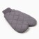 Women's mittens minku, gray color, 24 cm