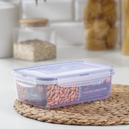 A set of lunch boxes rectangular, 3 pcs: 1.3 l, 0.7 l, 0.4 liters-6