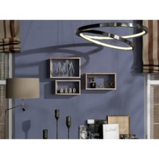 A set of hinged shelves, 3 pcs, the color of the oak is made