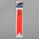The reflective element "Flag", 15 × 3 cm, yellow/orange color