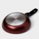 Pan "hostess", d = 20 cm, removable handle, glass cover, anti -stick coating, burgundy color