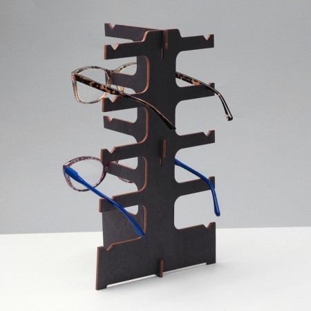 Eco -point stand “Eco” 5 seats, 14.5 × 12 × 28cm, plywood, dark color-3