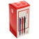 Automatic ball handle 0.7 mm, blue rod, blue case, with a rubber holder