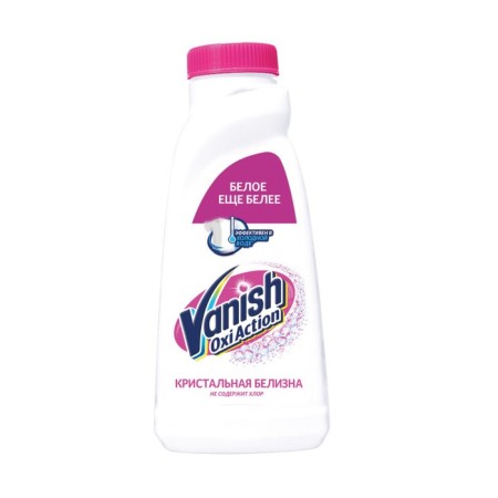 Stain -coir, Vanish Oxi Action, "Crystal White", gel, for white fabrics, 450 ml-1