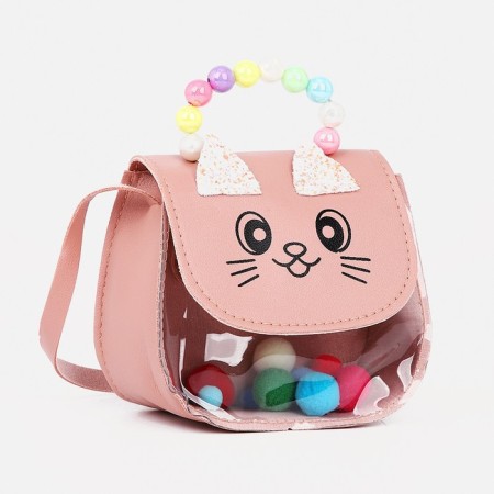 Baby bag on magnet, pink color
