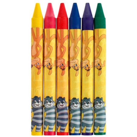 Wax crayons "Prostokvashino" set of 6 colors-4