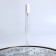 A bottle for storage, with a sprayer, 15 ml, packing - 5 pcs, white color