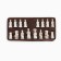Chess desktop souvenir "Qing dynasties" 43 x 43 cm, king H-8.5 cm, pawn H-6.5 cm