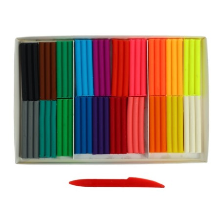 Plasticine soft (wax) 20 colors "Baby", 300 g-2