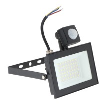 Uniel ULF-F62, 50 W, 6500 K, IP54, sensor, Black