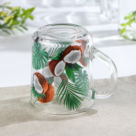 Glass glass for tea "Coconut", 250 ml-2