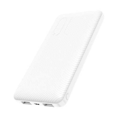 External battery Borofone BT28, 10,000 mAh, 2xUSB, 2 A, white-3