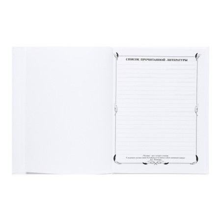 Reading Diary of A5, 40 sheets "School objects", cover 7BC, matte lamination, block 65 g/m2-3