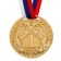 Prize medal 056 diam 5 cm. 1 place. The color of evil. With a ribbon