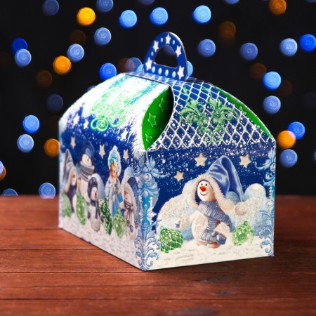 Gift box "Snowiness" 18.5 x 12.5 x 19 cm-2