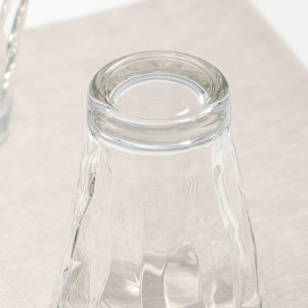 Set of low glass glasses "Shetland sculpture", 300 ml, 3 pcs-3