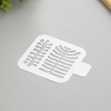Plastic "pattern" 9x9 cm stencil-1