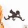 Hooks decorative cast iron "squirrel" 21x3x12.5 cm