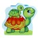 Bench Baby "Turtle", the color is red and blue