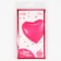 Foil ball 31 "Heart", fuchsia, with a substrate
