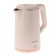 Electric kettle eurostek eek-3029, plastic, fire, 2 l, 1500 watts, beige