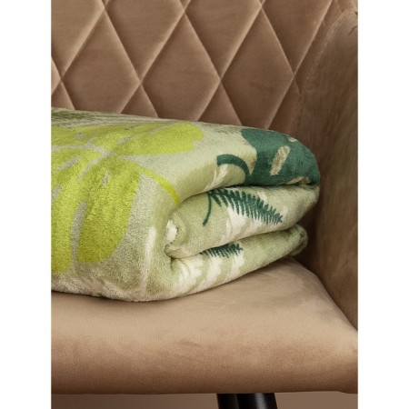 Texrepublic blanket, size 140x200 cm, green color-4