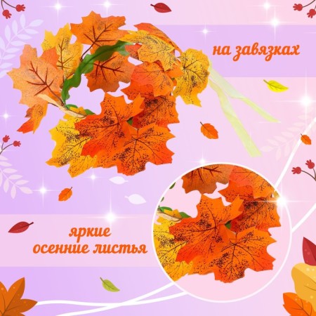 Carnival set "Autumn Fairy": skirt, wings, wreath-2
