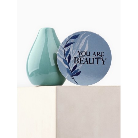 Vase for flowers and the stand "Leaves", 8 x 7 x 6 cm.