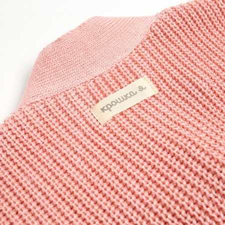 Cardigan Knitted baby I, r.80-86, pink-4